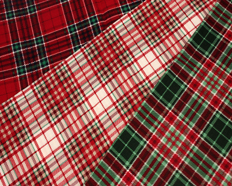 Tartan Design3 100 % Baumwollstoff pro halben Meter | 140 cm breit