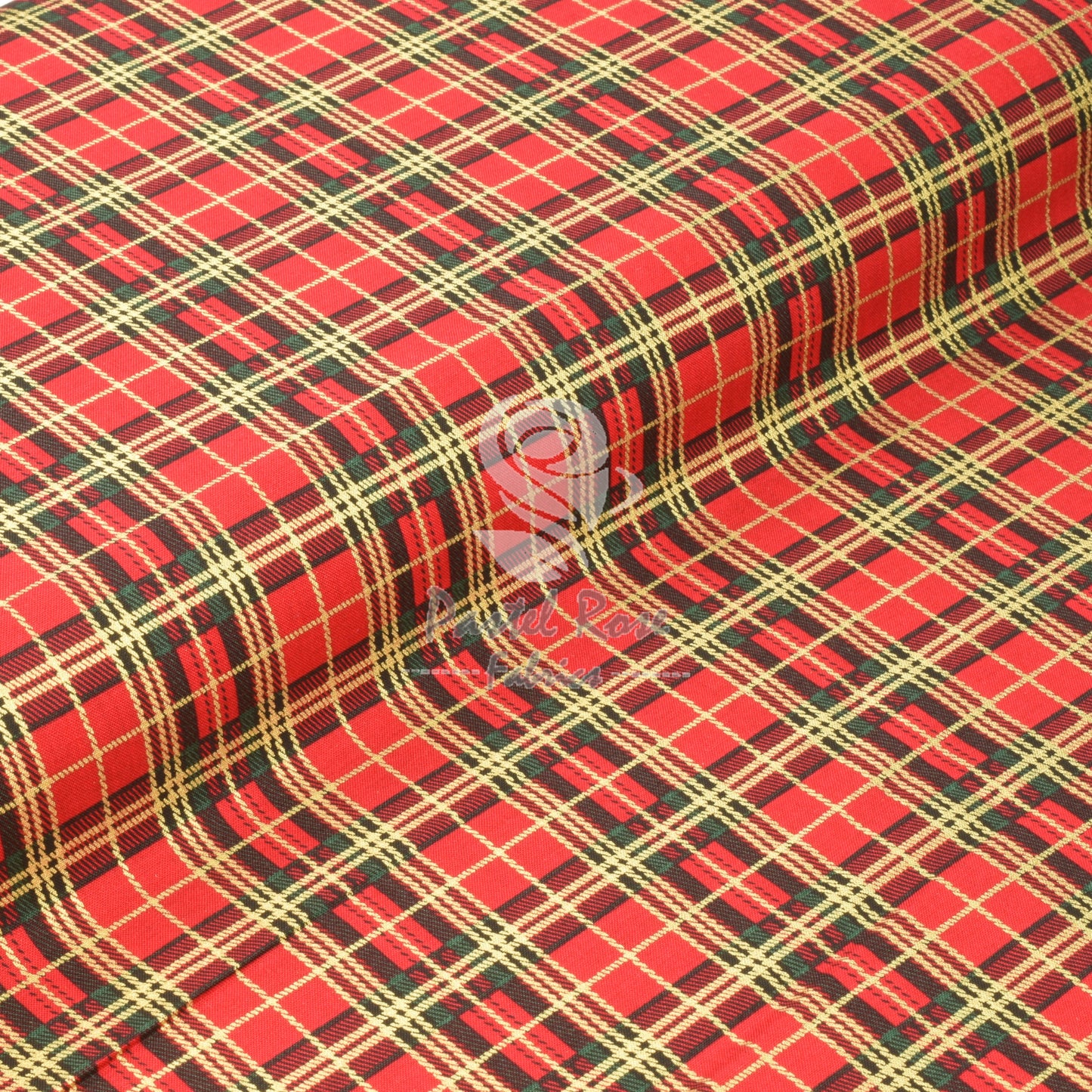 Metallic Tartan Design1 100 % Baumwollstoff pro halben Meter | 140 cm breit