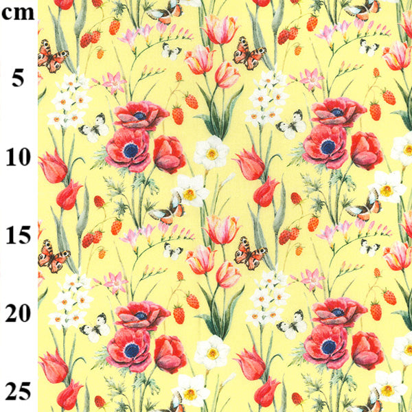 Digital Print Flutter 100% cotton fabric by half metre | 147cm wide