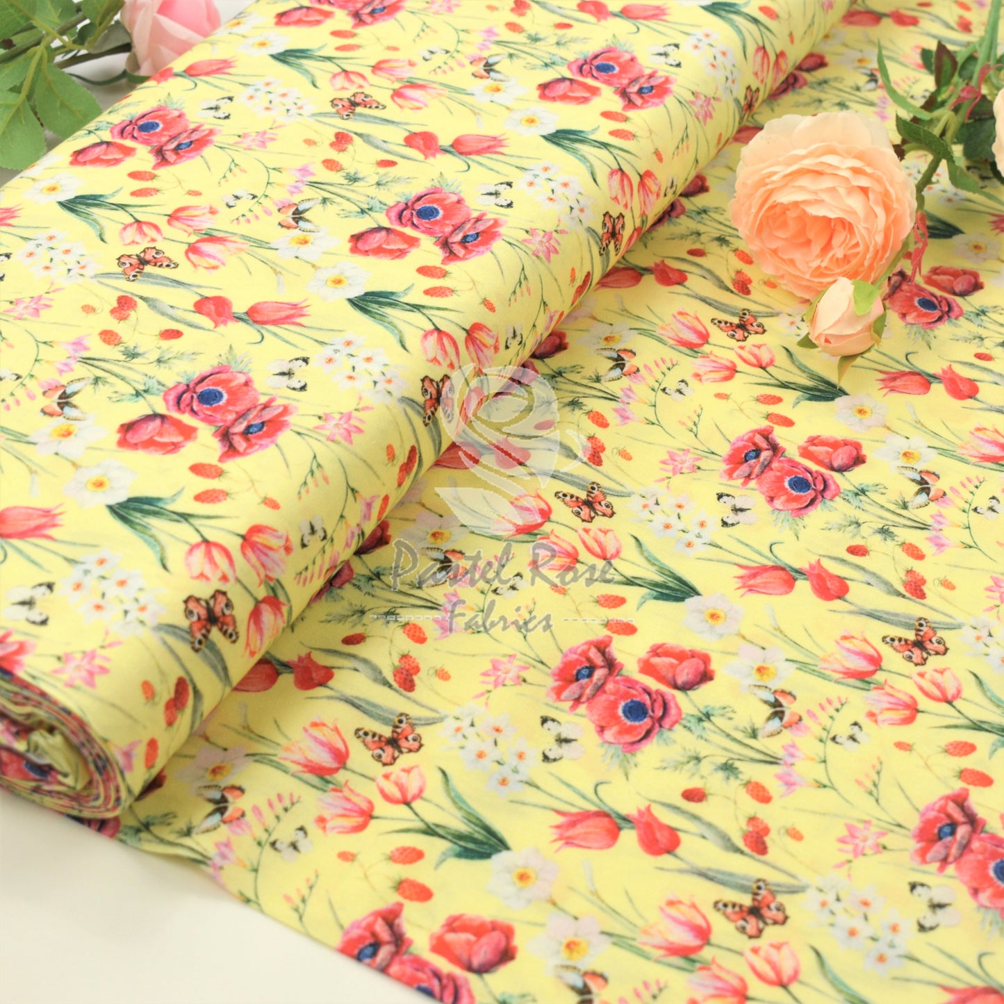 Digital Print Flutter 100% cotton fabric by half metre | 147cm wide