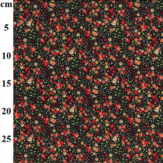 Sommerlicher Popeline-Stoff aus 100 % Baumwolle, pro halben Meter | 112 cm breit