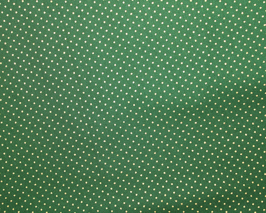 Metallic Gold Tiny Spots 100% cotton fabric by half metre | 140cm wide