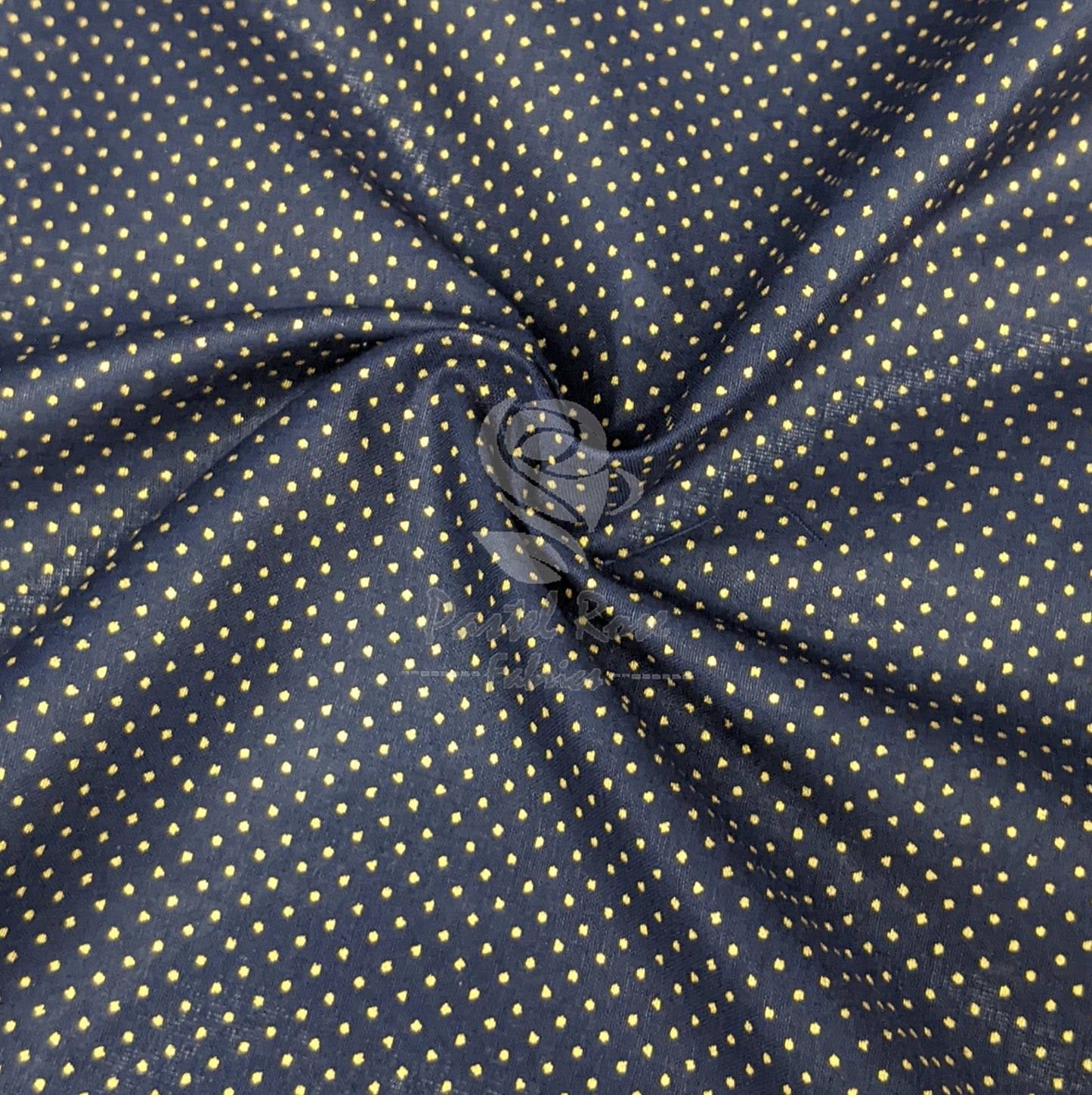 Metallic Gold Tiny Spots 100% cotton fabric by half metre | 140cm wide