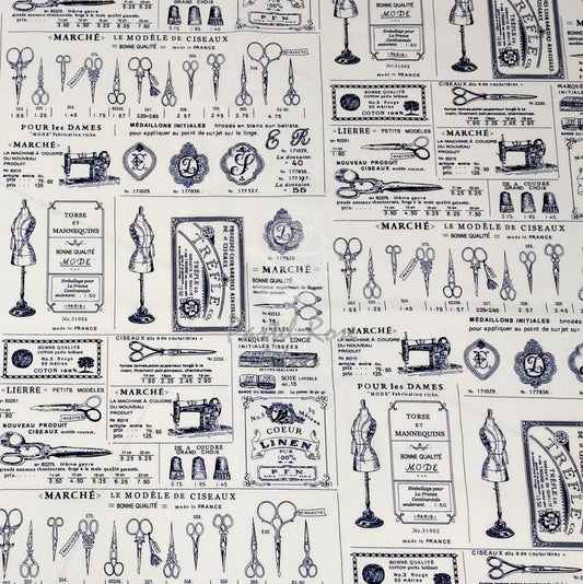 La Couture 100% cotton fabric by half metre | 112cm wide