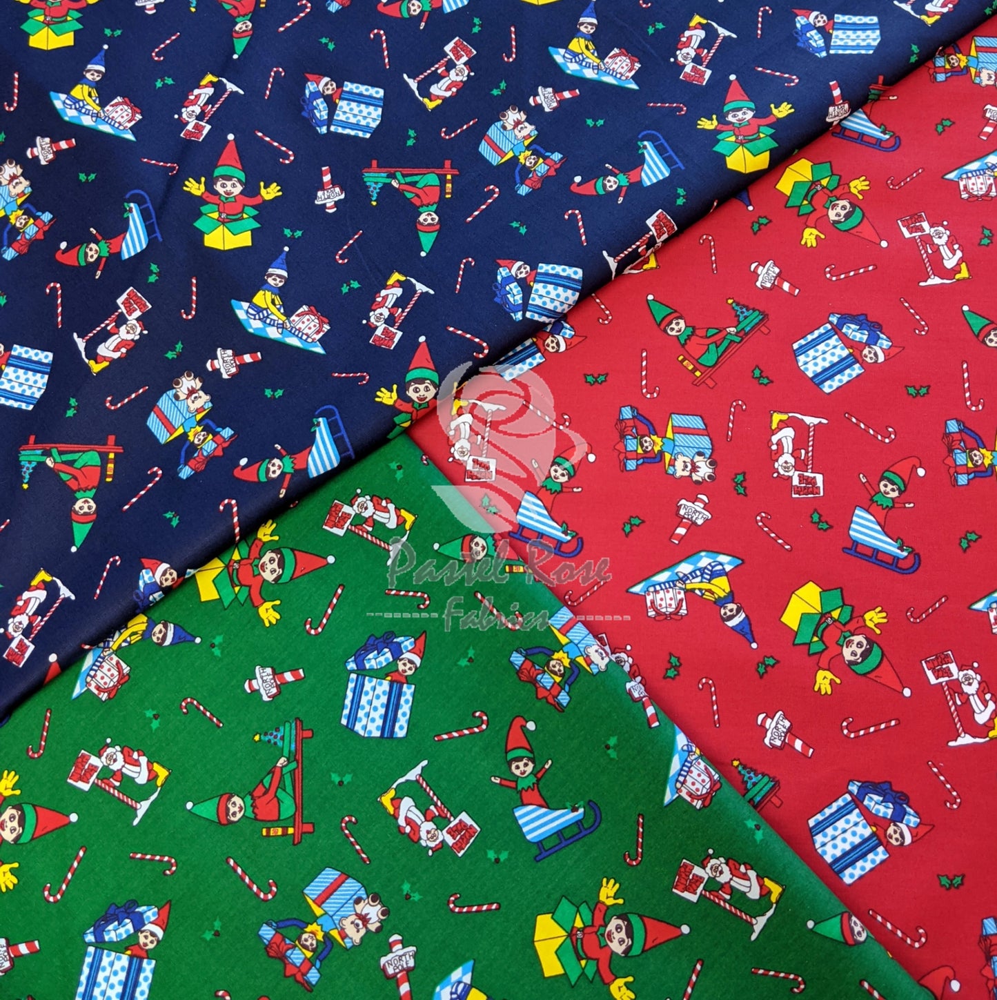 Elf Fun 100% cotton poplin fabric by half metre | 112cm wide