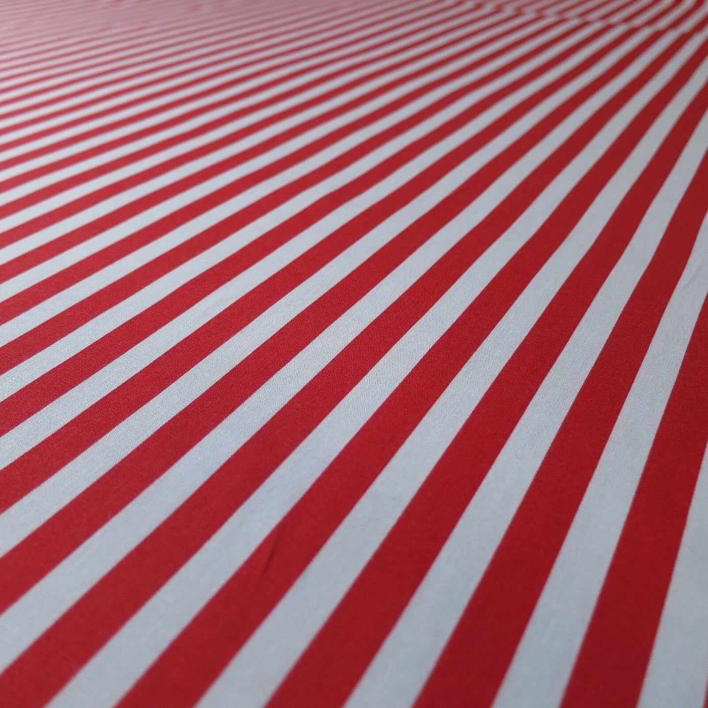 8 mm Streifen 100 % Baumwoll-Popeline-Stoff pro halben Meter | 112 cm breit