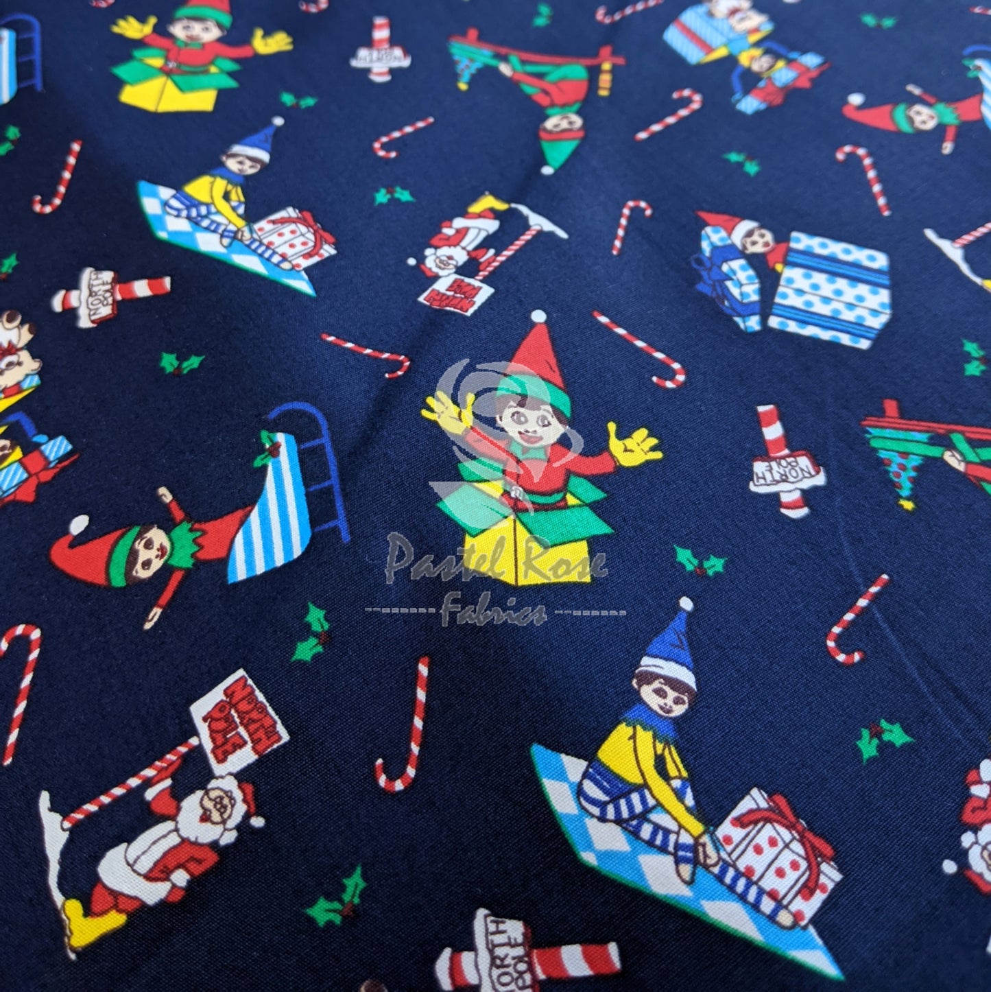 Elf Fun 100% cotton poplin fabric by half metre | 112cm wide