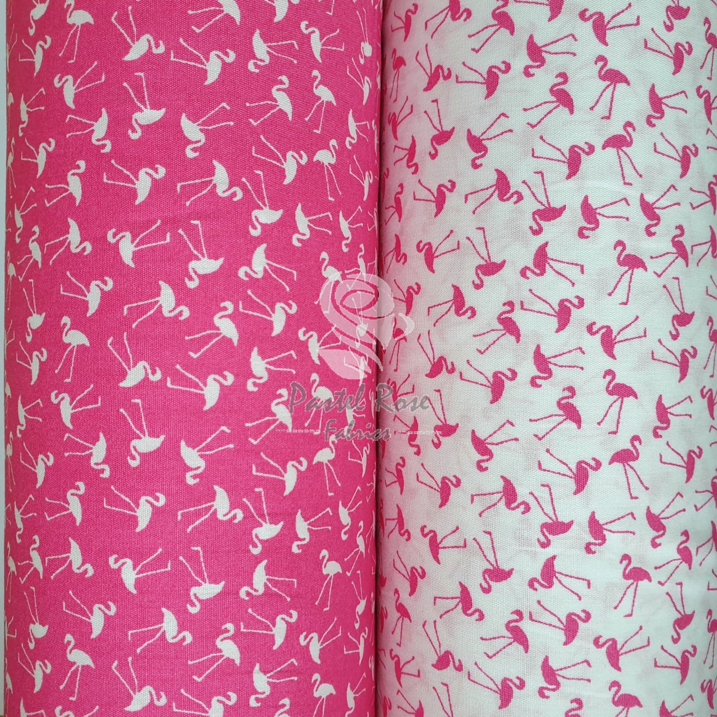 Flamingos 100% cotton fabric by half metre | 112cm wide