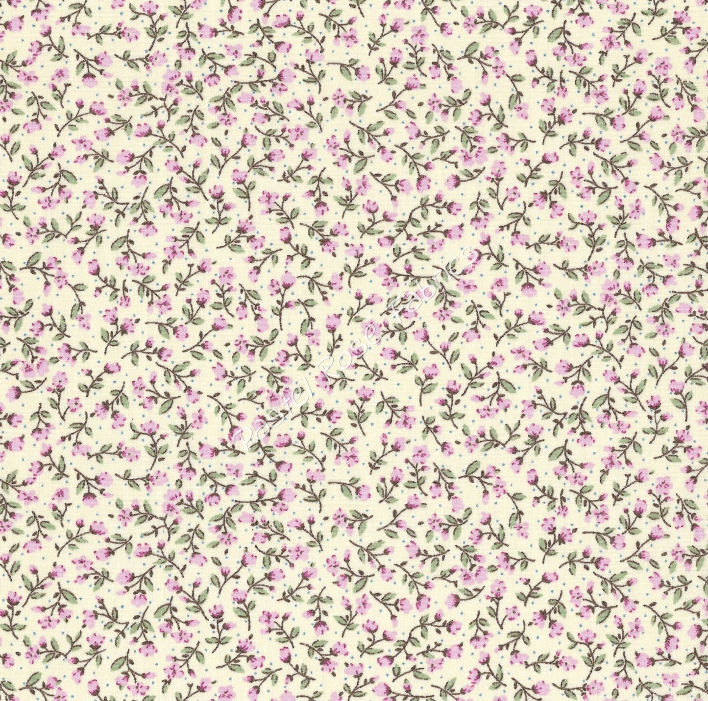 Floral cotton fabric