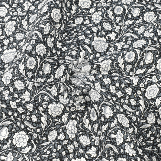 Floral cotton fabric