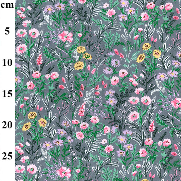 Floral cotton fabric