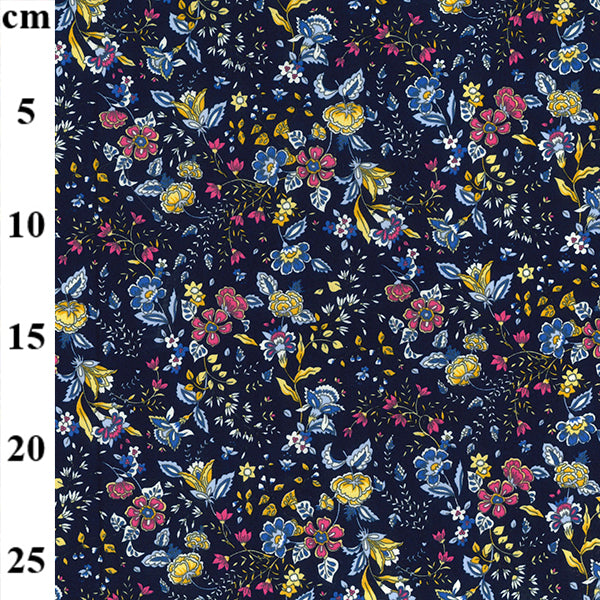 Floral cotton fabric