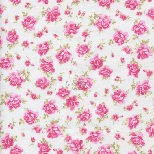 Floral cotton fabric