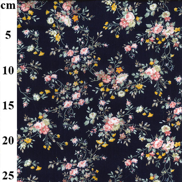 Floral cotton fabric