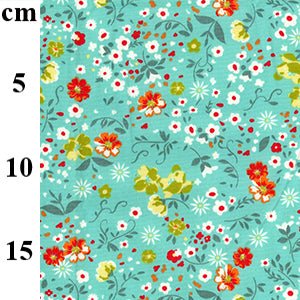 Floral cotton fabric