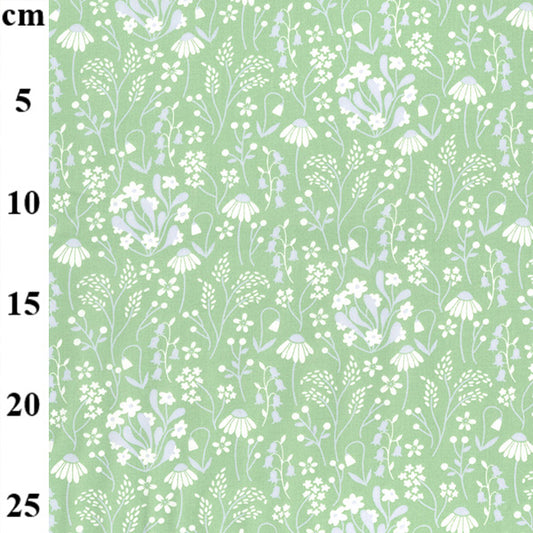 Floral cotton fabric