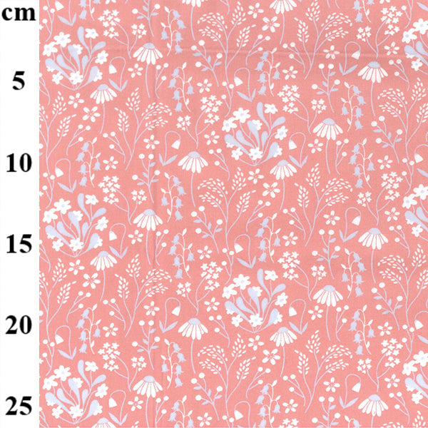 Floral cotton fabric