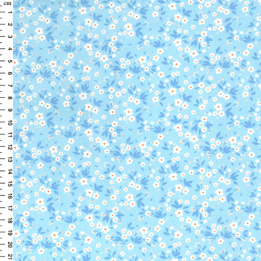 Floral cotton fabric