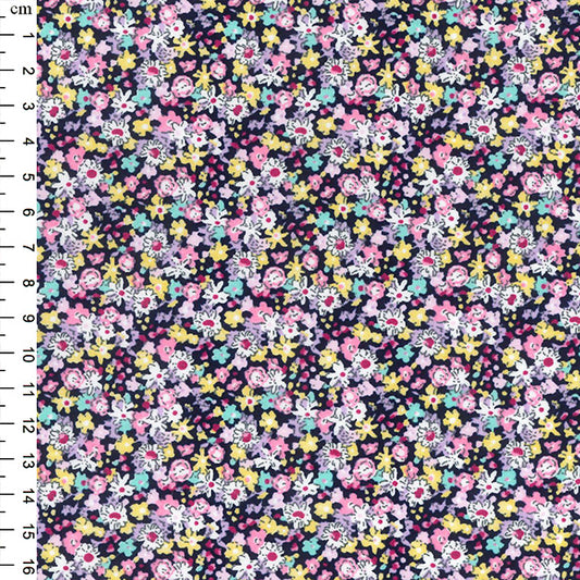 Floral cotton fabric