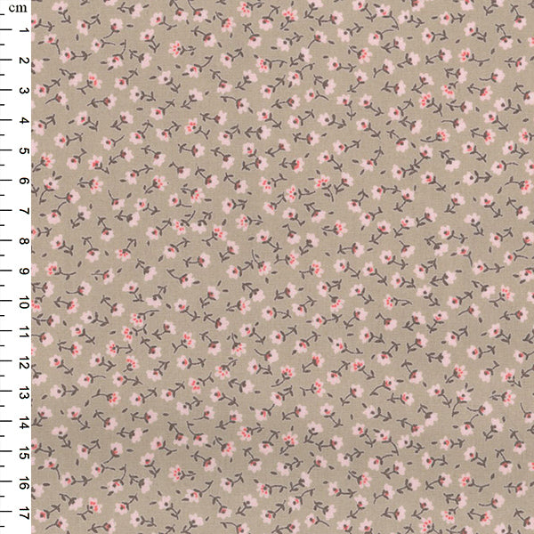 Floral cotton fabric