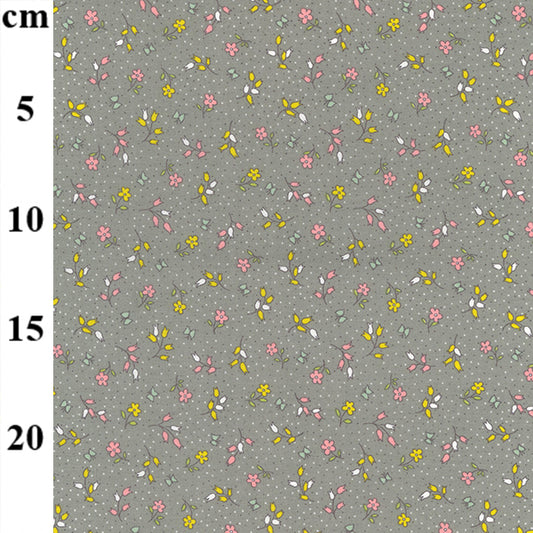 Floral cotton fabric