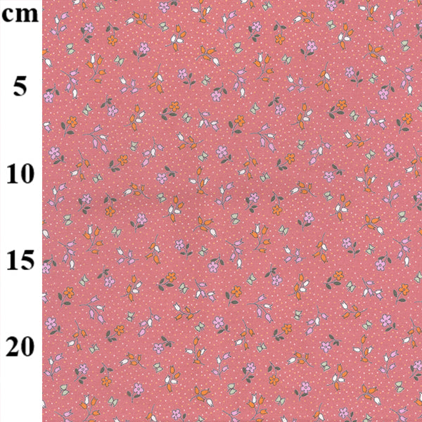 Floral cotton fabric