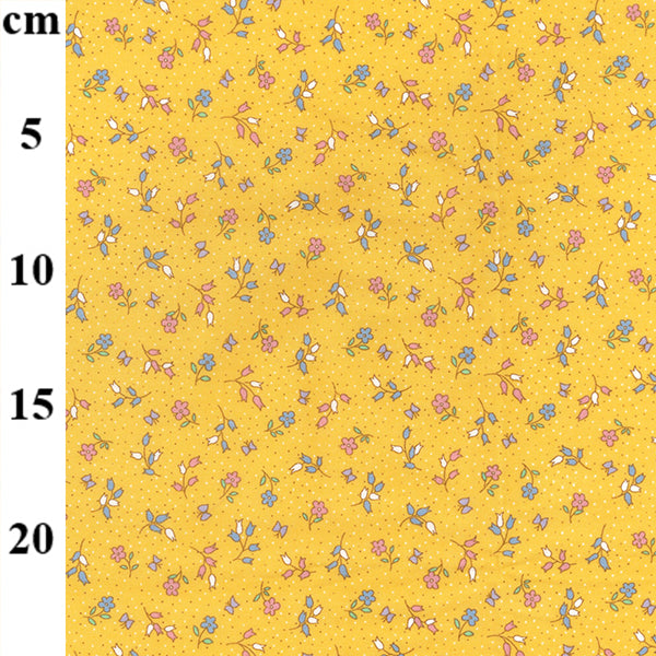 Floral cotton fabric