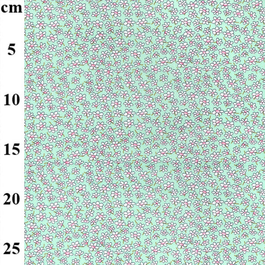 Floral cotton fabric