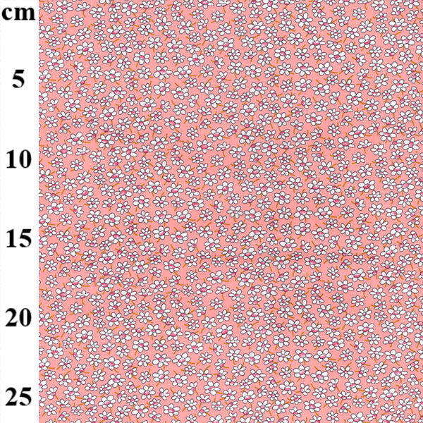 Floral cotton fabric