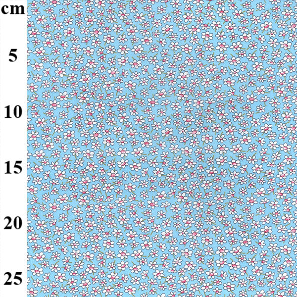 Floral cotton fabric