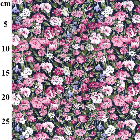 Floral cotton fabric