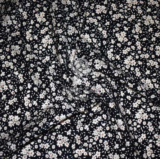 Floral cotton fabric