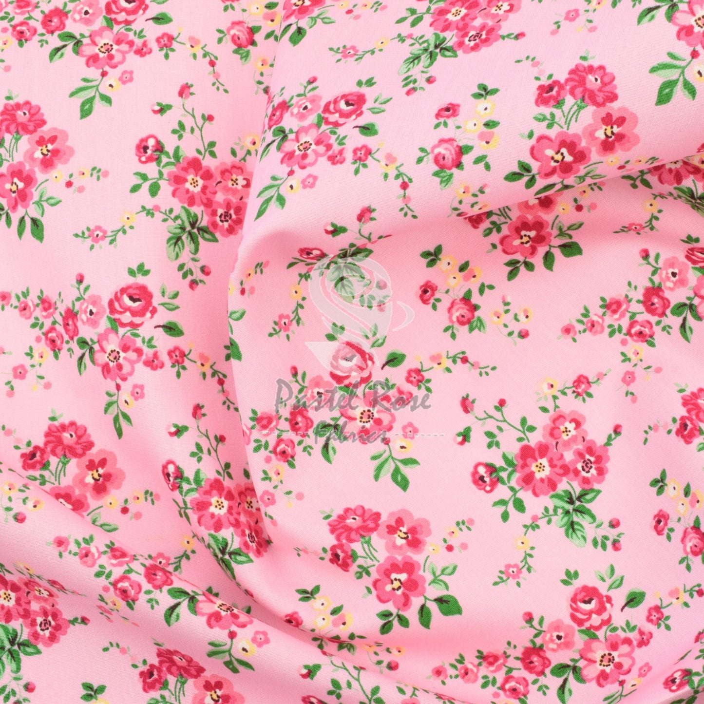 Floral cotton fabric