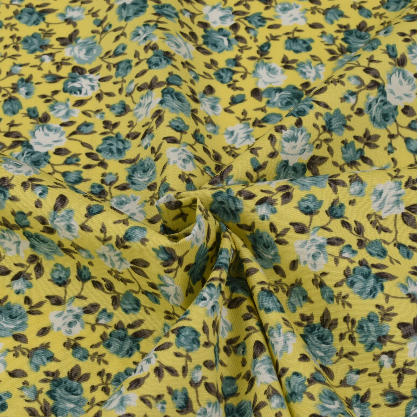 Floral cotton fabric