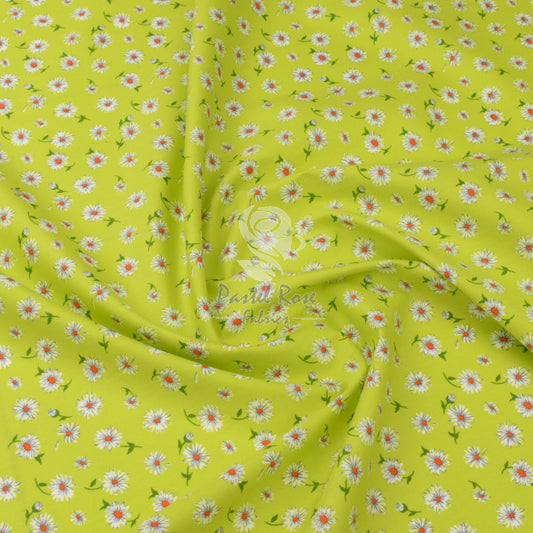 Floral cotton fabric