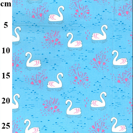 swan cotton fabric