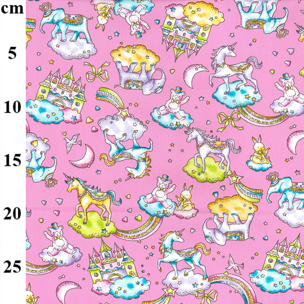 unicorn cotton fabric