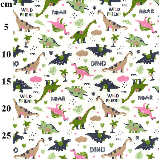dinosaur cotton fabric