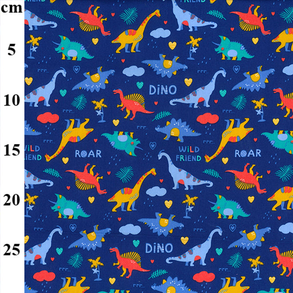 dinosaur cotton fabric