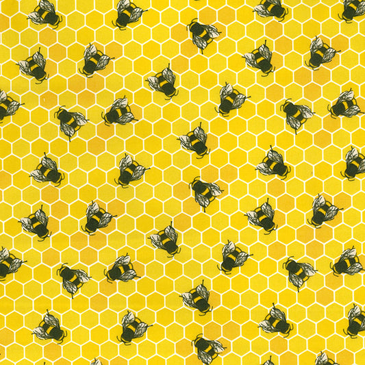 honey bee cotton fabric
