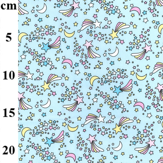 Stars cotton fabric