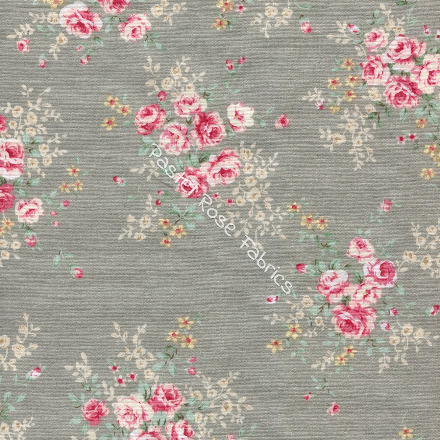 Floral cotton fabric