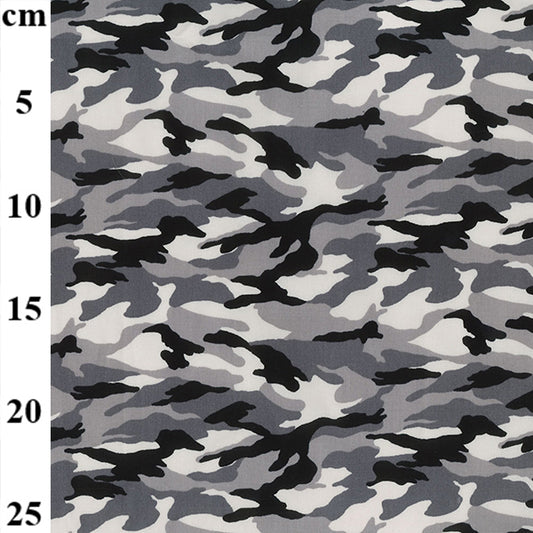 Camouflage 100% cotton fabric by half metre | 112cm wide