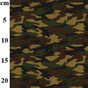 Camouflage 100% cotton fabric by half metre | 112cm wide