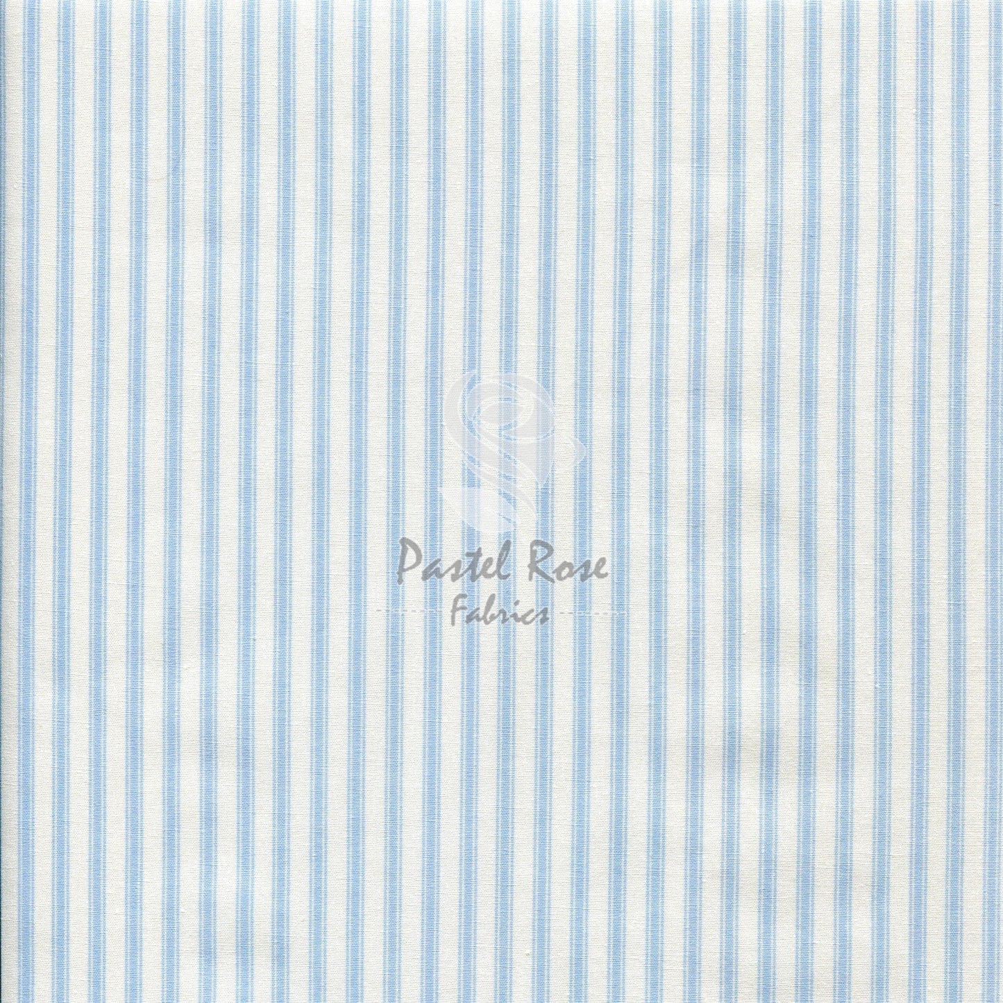 Ticking stripes cotton fabric, Blue