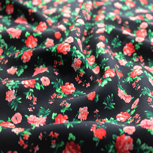 Viscose Floral Fabric