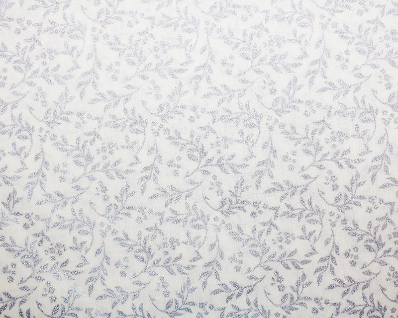 Christmas Metallic Vines 100% cotton fabric by half metre | 140cm wide