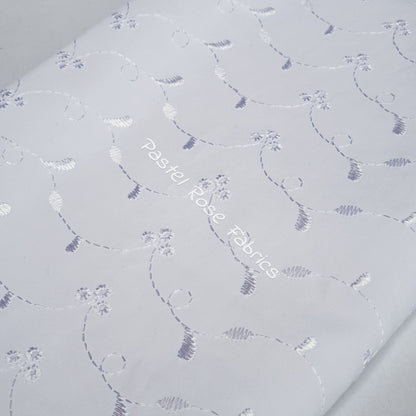 Broderie Anglaise 3 Hole Design fabric by half metre | 112cm wide