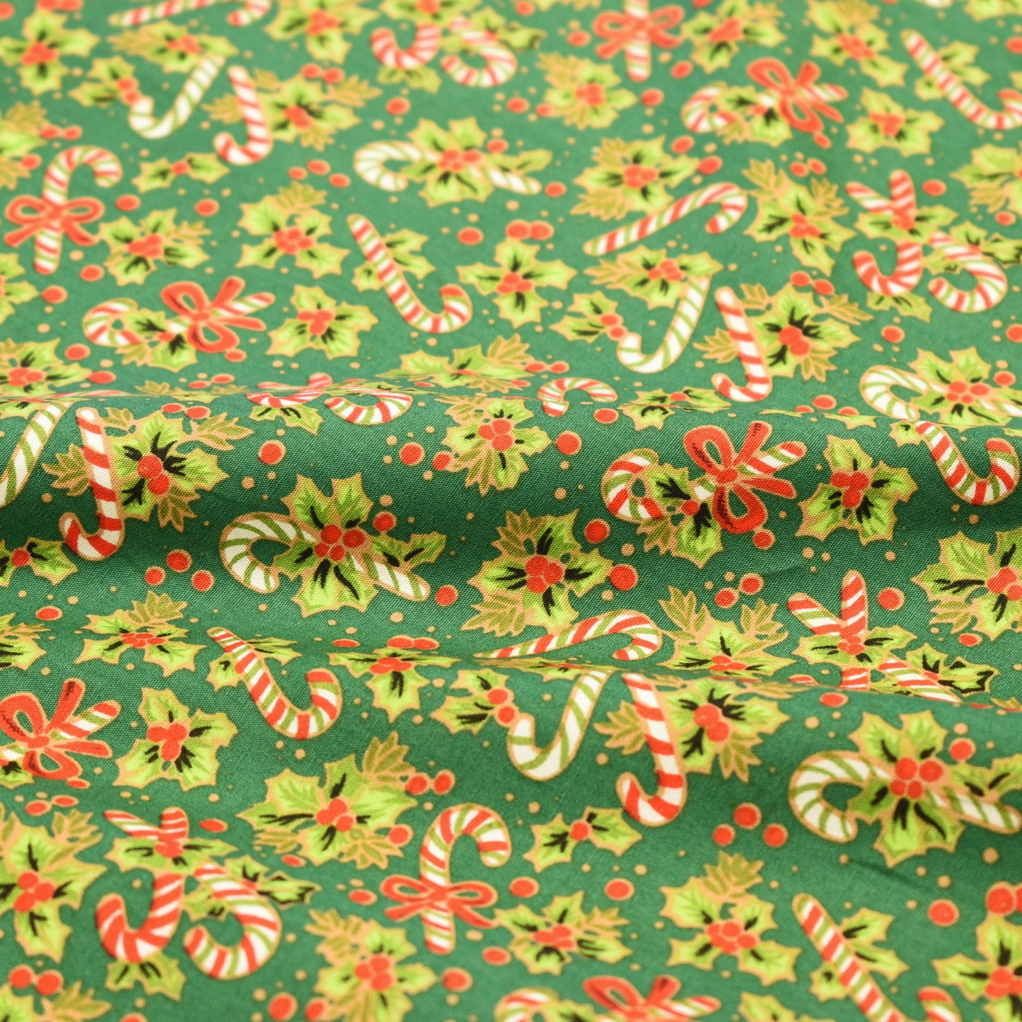 Candycane 100% cotton poplin fabric by half metre | 112cm wide