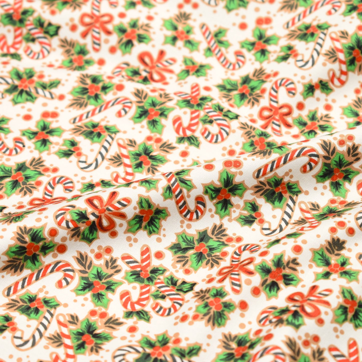Candycane 100% cotton poplin fabric by half metre | 112cm wide